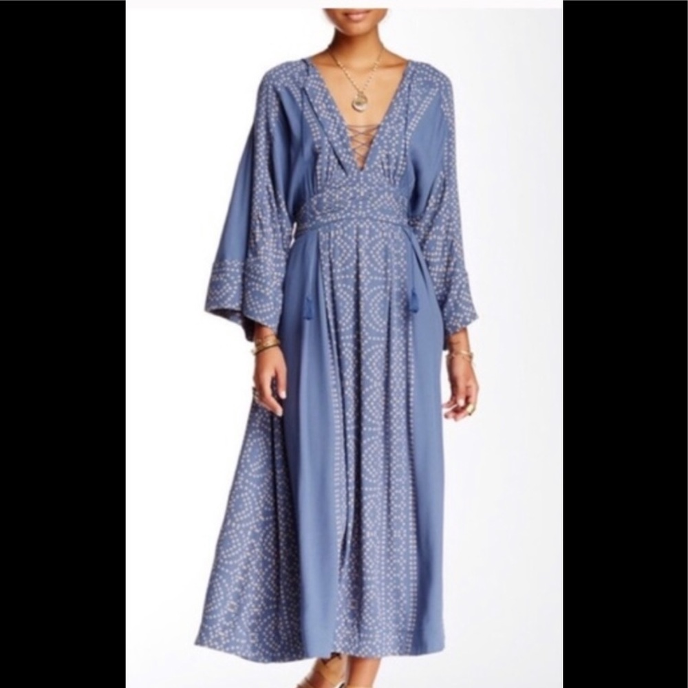 Free People Blue Maxi Dress